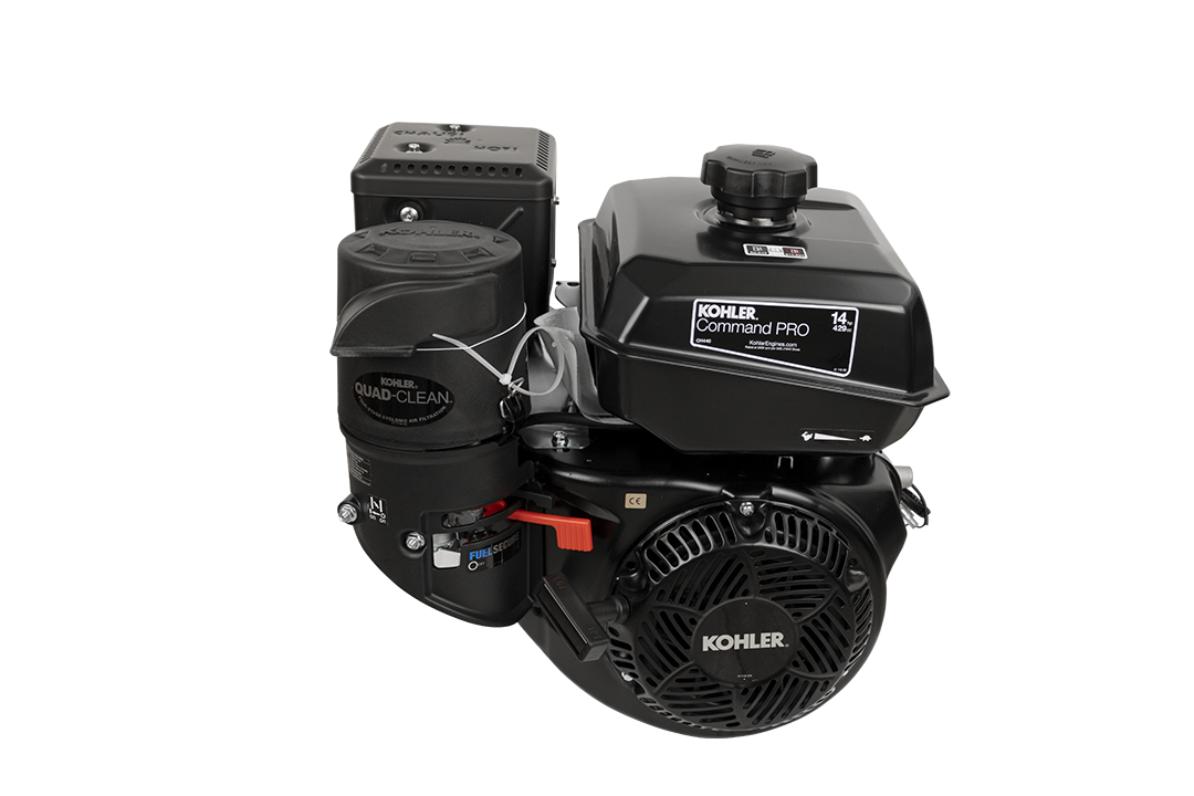 MOTOR KOHLER CH440 COMMAND PRO 14 HP CON FILTRO CICLONICO, CUÑERO Y ARRANQUE RETRACTIL.