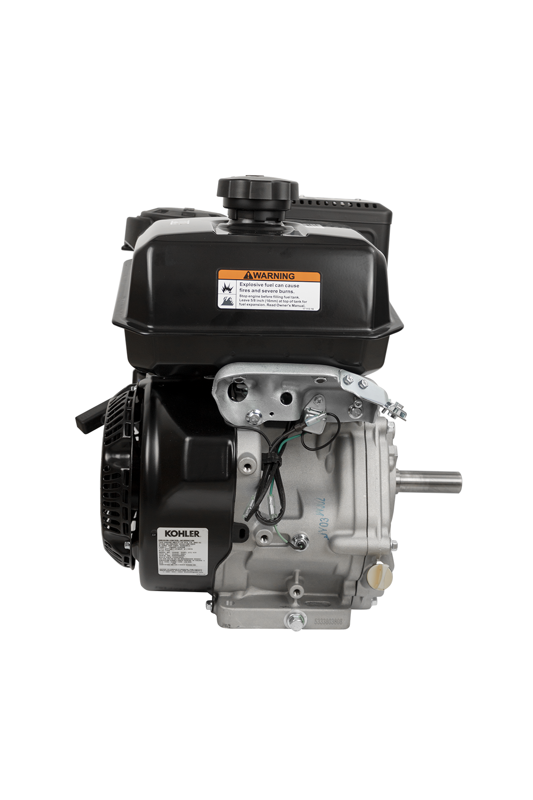 MOTOR KOHLER CH440 COMMAND PRO 14 HP CON FILTRO CICLONICO, CUÑERO Y ARRANQUE RETRACTIL.