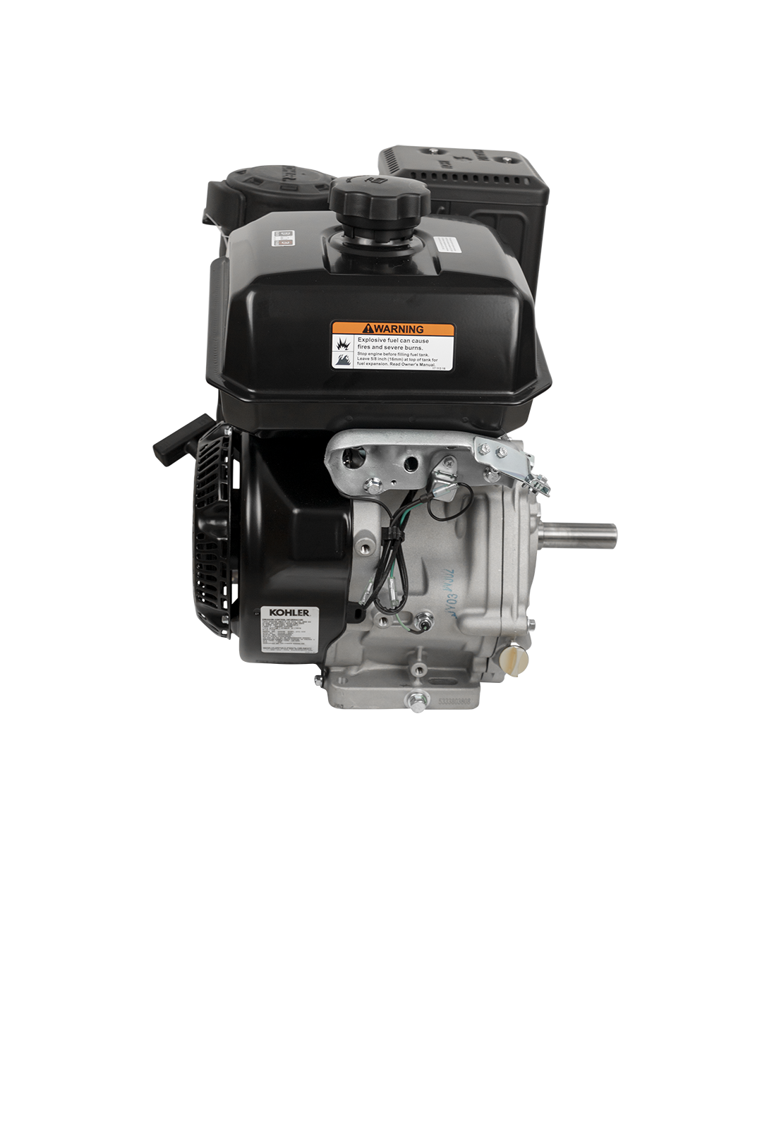 MOTOR KOHLER CH440 COMMAND PRO 14 HP CON FILTRO CICLONICO, CUÑERO Y ARRANQUE RETRACTIL.