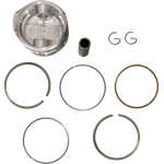 PISTON CON ANILLOS GX-240 0.25.