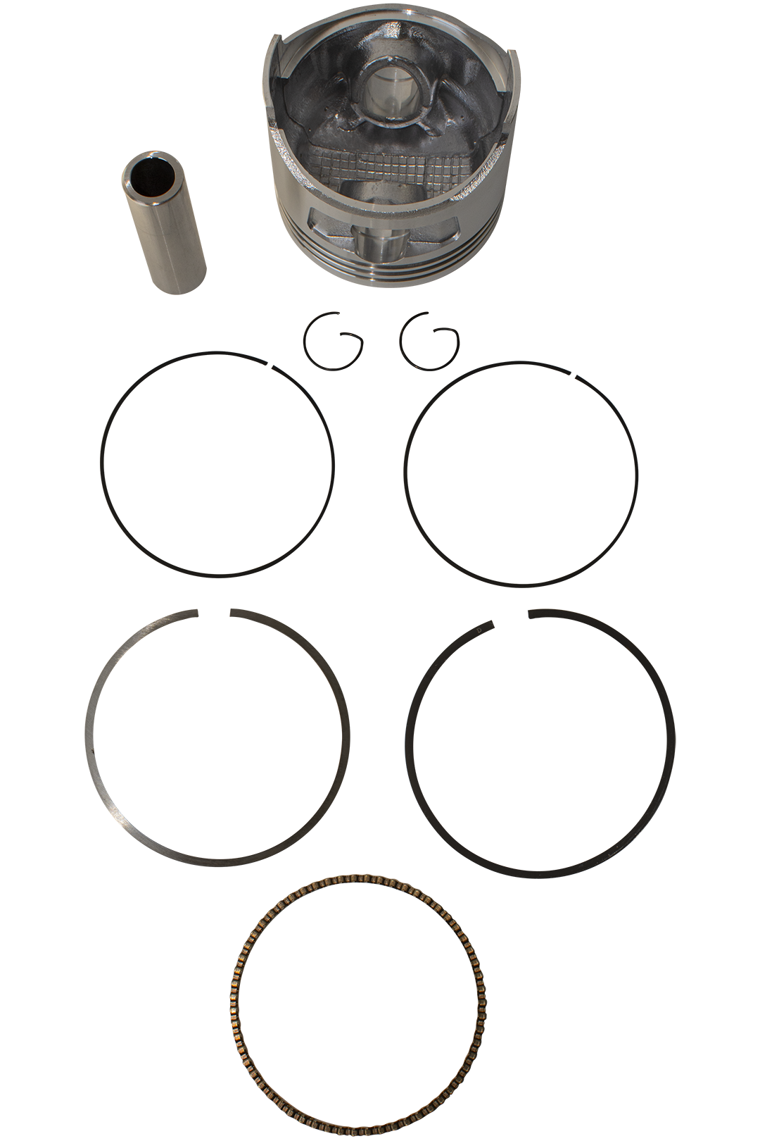 PISTON CON ANILLOS GX-340 11 HP 0.25.