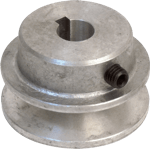 POLEA DE MOTOR 2" POR 5/8" ALUMINIO.