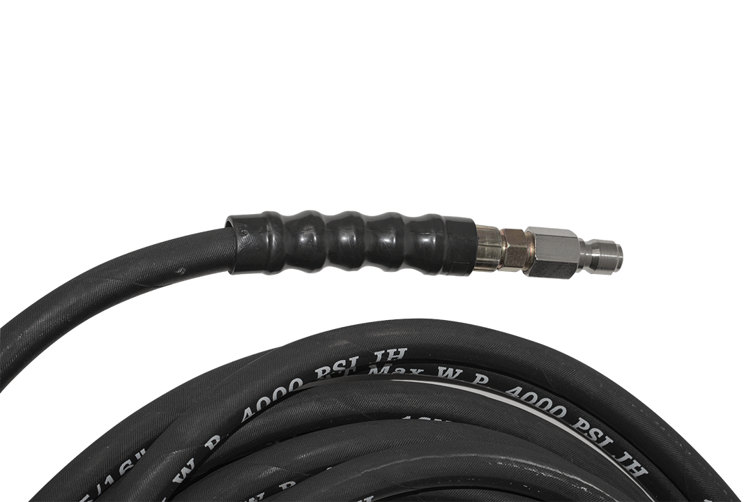 MANGUERA PARA HIDROLAVADORA DE ALTA PRESION MAX 4350 PSI 30MPa MAX 80ºC , CONECTOR 3/8 LARGO 10 METROS.