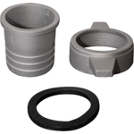 ESPIGA DE CONECTOR RAPIDO 2" ALUMINIO