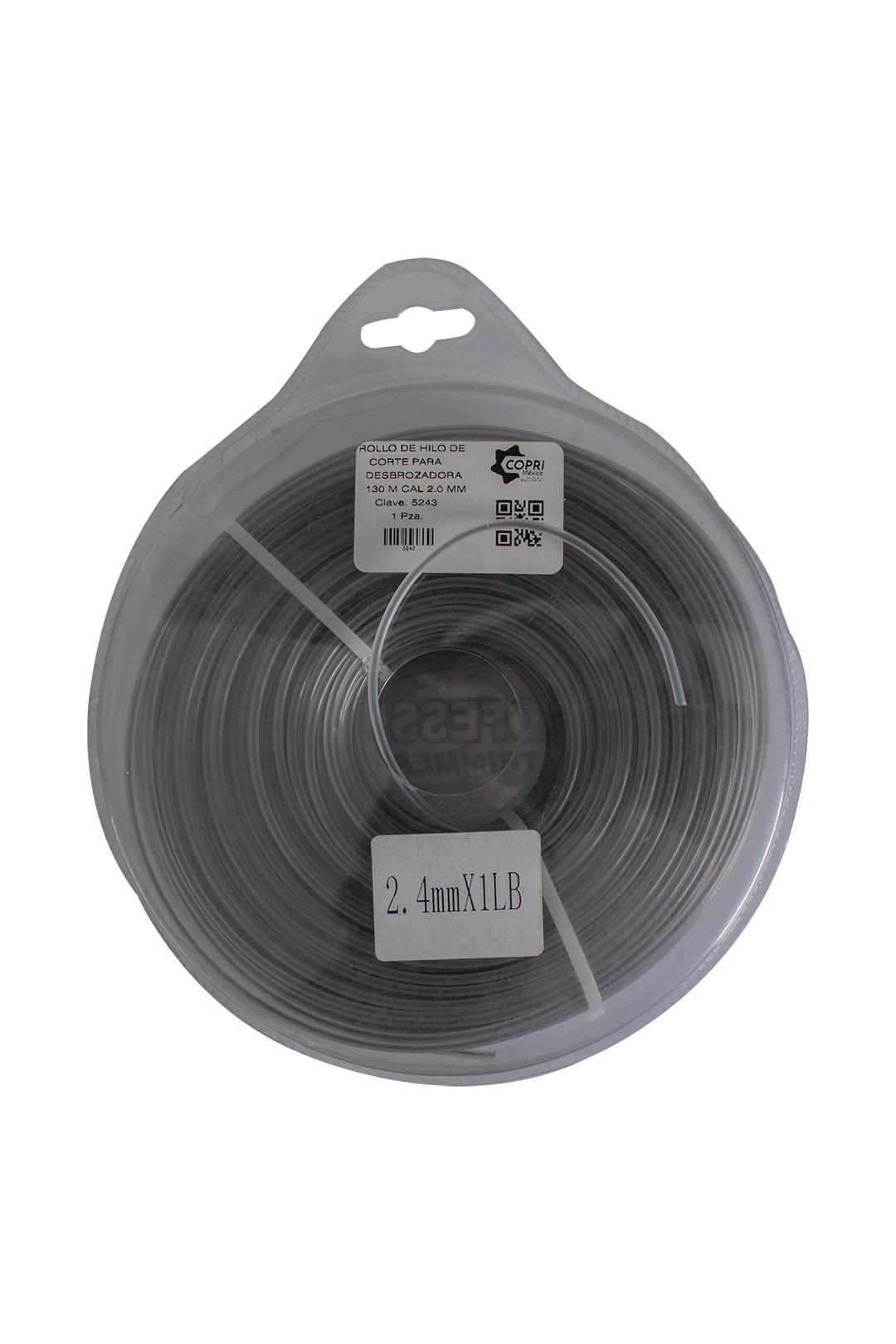 HILO NYLON REDONDO 2.4 .905" 15 MTS. GREEN MASTER USA