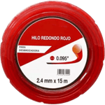 HILO REDONDO PARA DESBROZADORA 15M CAL.2.4MM PUNTA