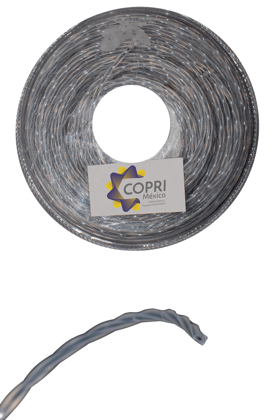 HILO ESPIRAL PARA DESBROZADORA 35M CAL.2.8MM PUNTA