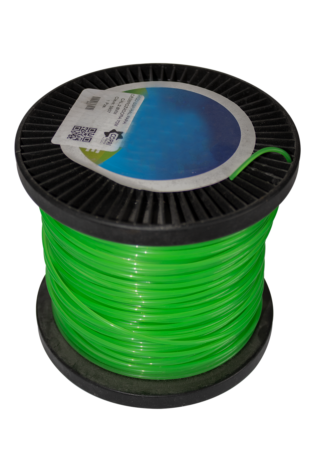 CARRETE HILO ESPIRAL PARA DESBROZADORA 70M CAL.2.8