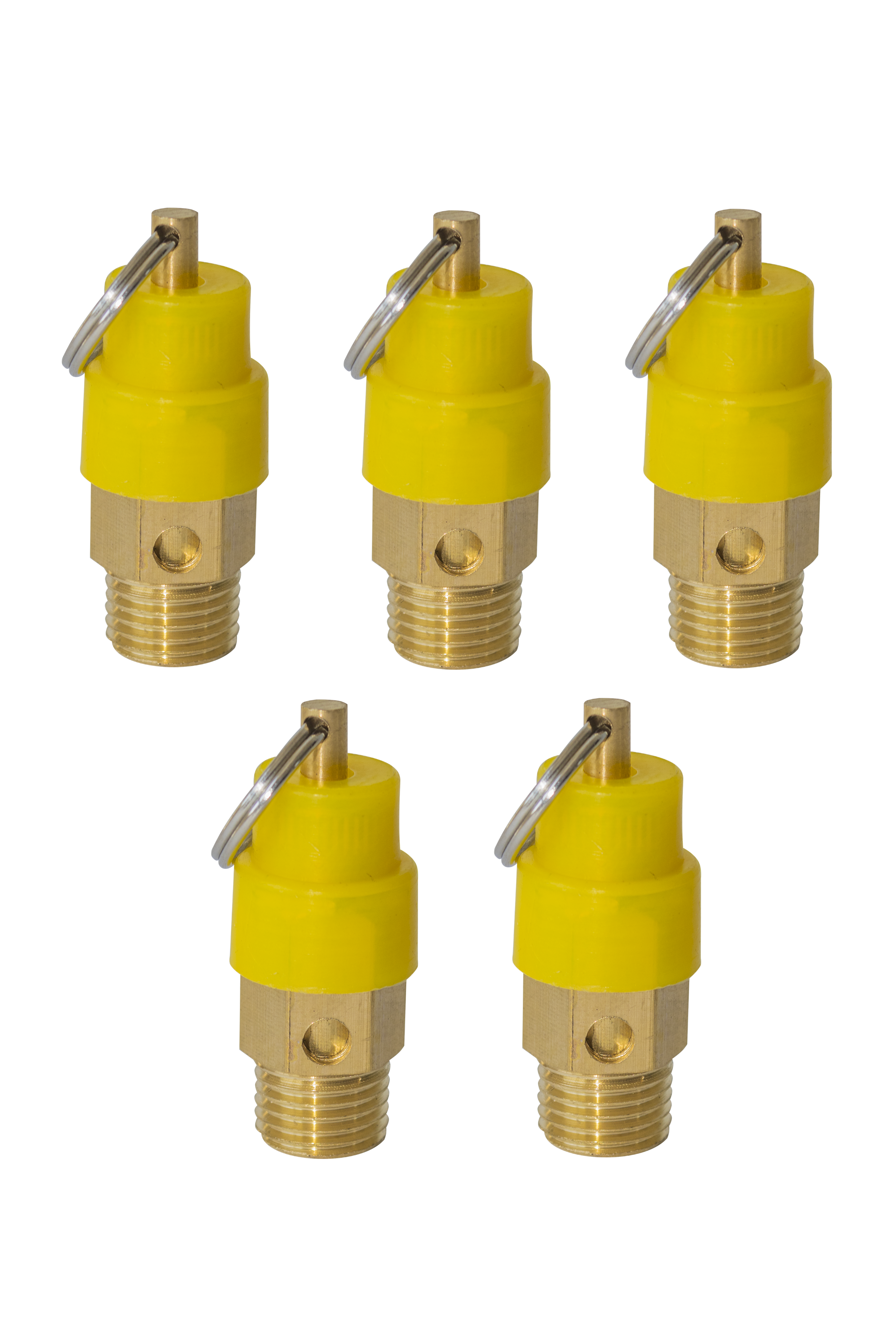VALVULA DE SEGURIDAD ECONOMICA DE 1/4" 200 PSI.