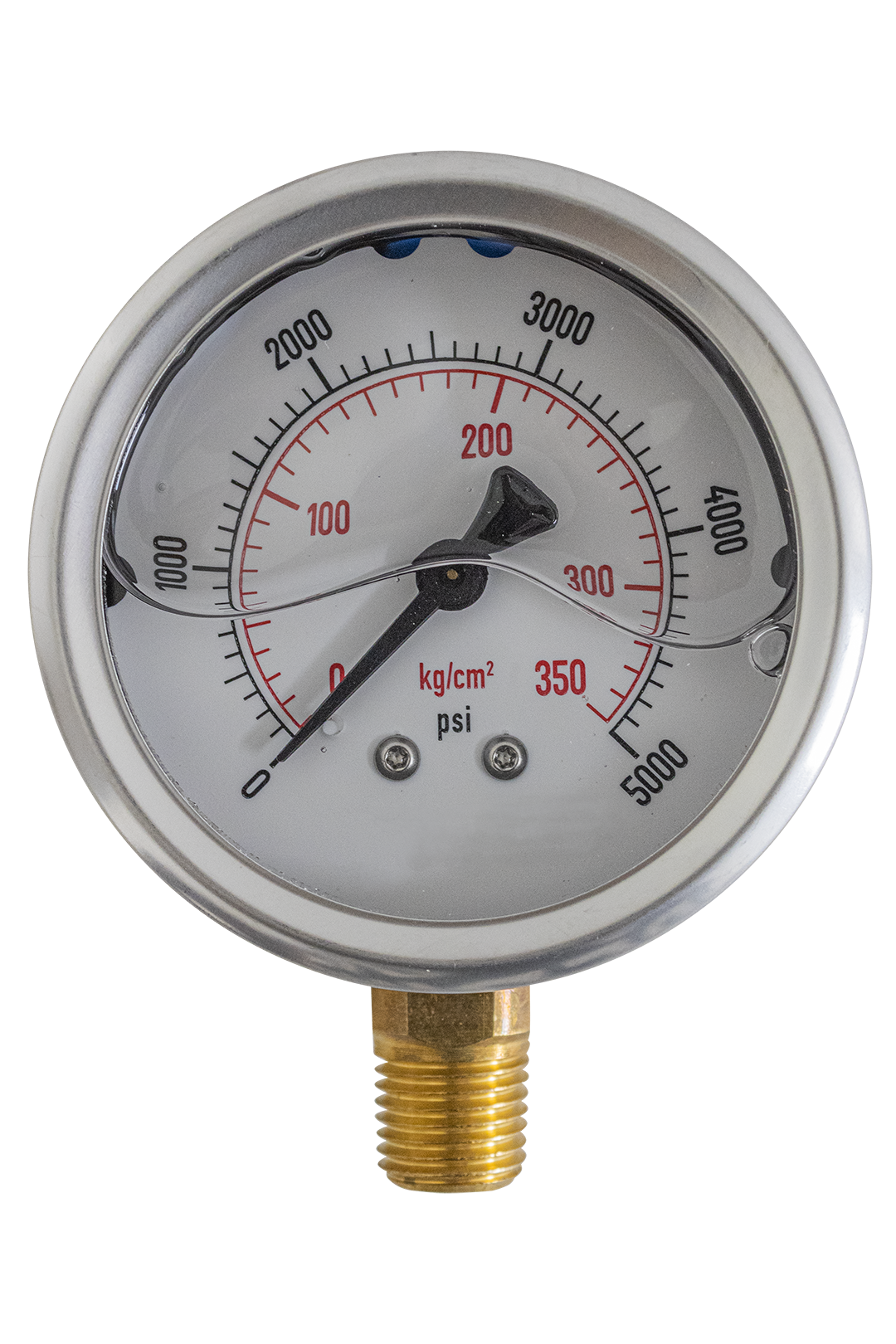 MANOMETRO DE GLICERINA 5000 PSI PARA HIDROLAVADORAS.