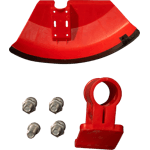 PROTECTOR DE HIERBA ROJO DESBROZADORA 43CC