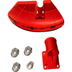 PROTECTOR DE HIERBA ROJO DESBROZADORA 43CC