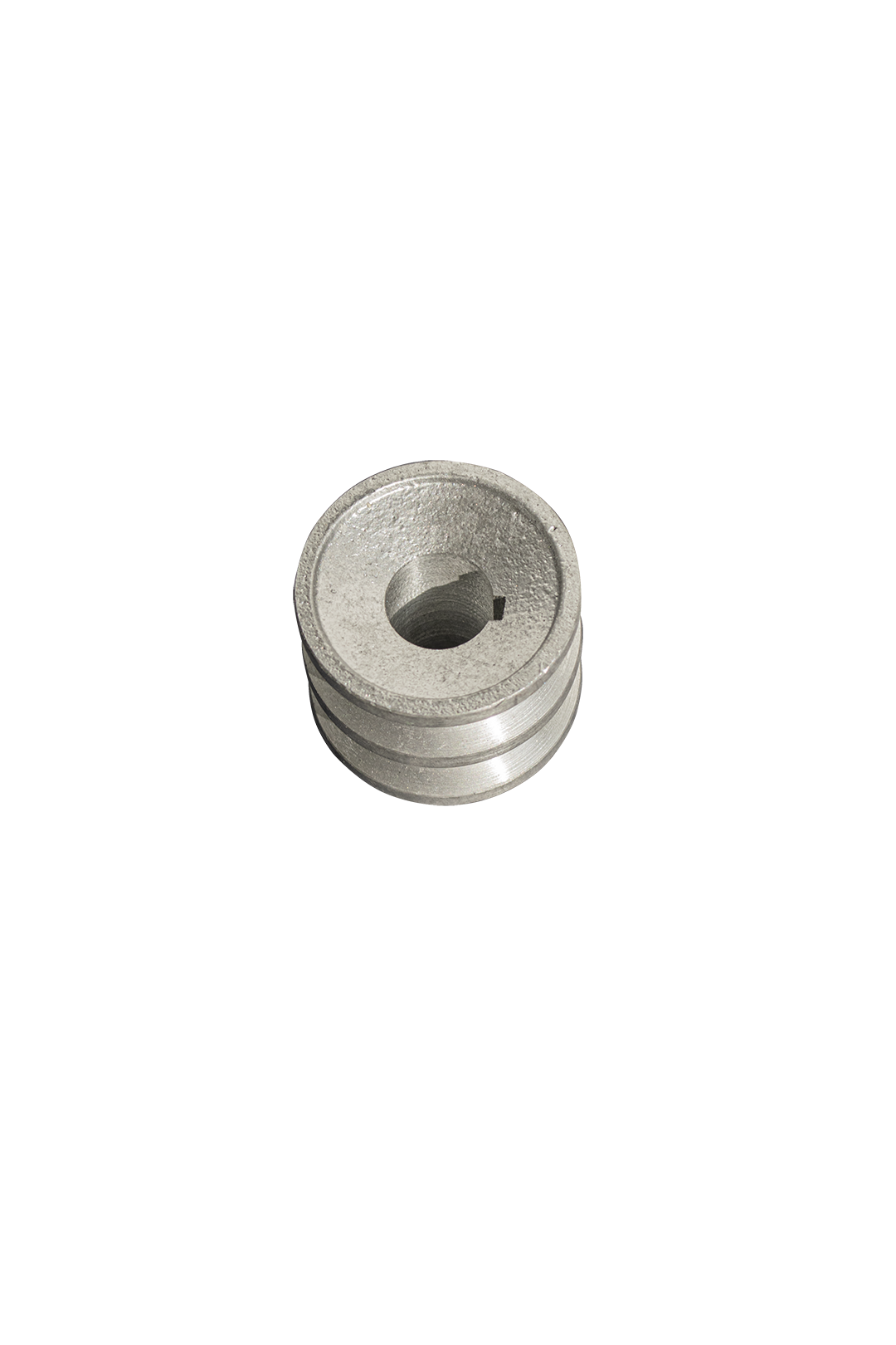 POLEA DE ALUMINIO 2" DE 2 RANURA EN A, CENTRO DE 3/4"
