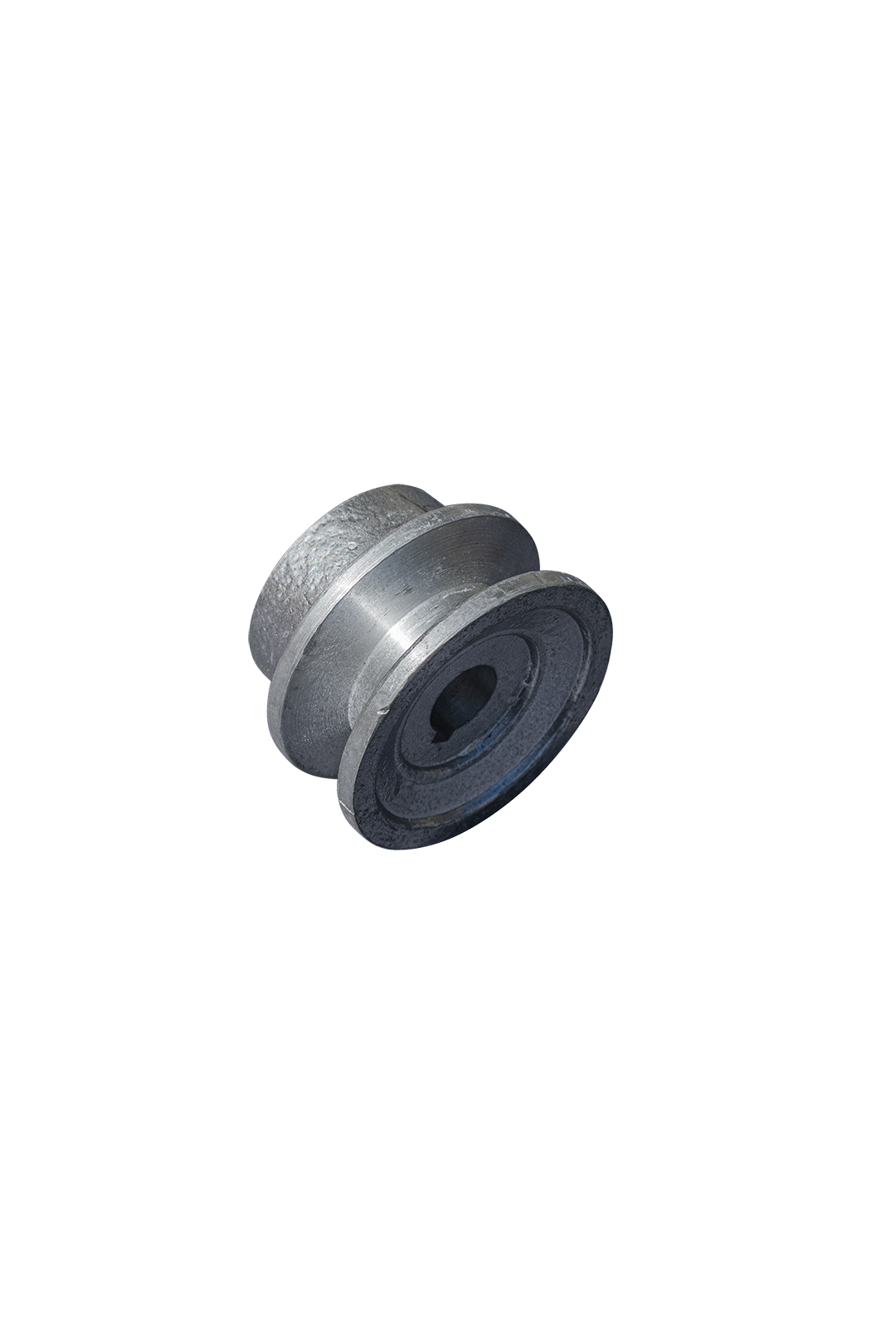 POLEA DE ALUMINIO 2.5" DE 1 RANURA EN B, CENTRO DE 5/8"