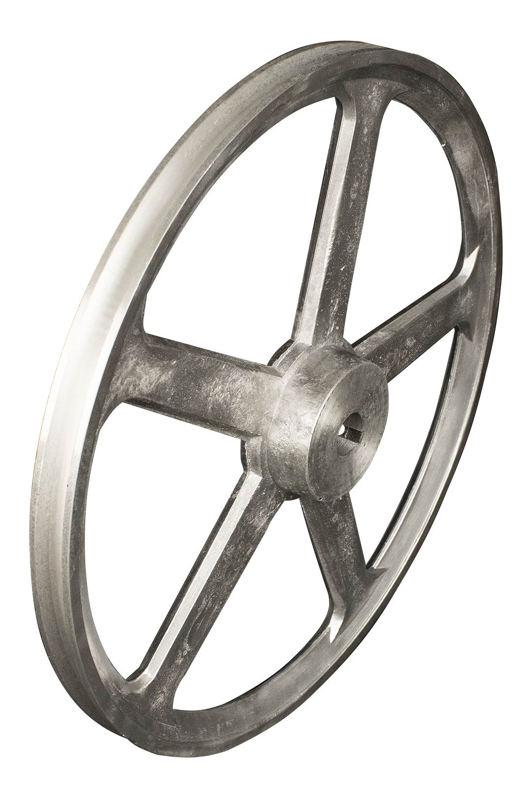 POLEA DE ALUMINIO 16" DE 1 RANURA EN B, CENTRO DE 1" REVOLVEDORA