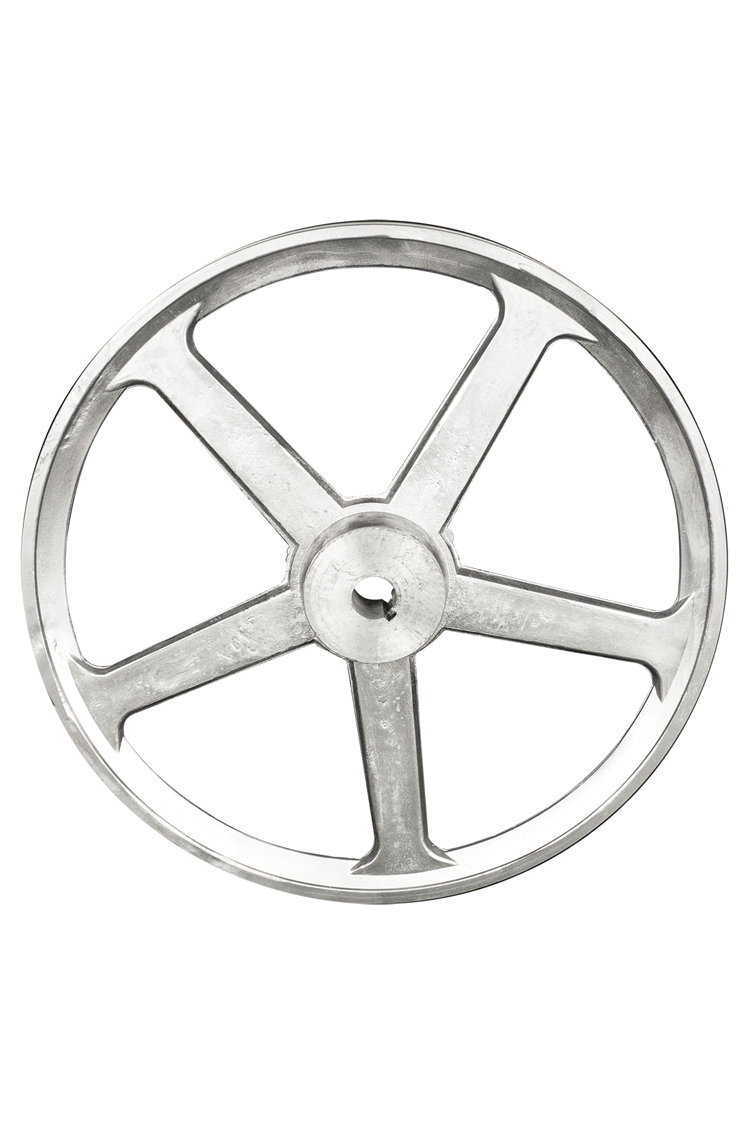 POLEA DE ALUMINIO 16" DE 1 RANURA EN B, CENTRO DE 1" REVOLVEDORA