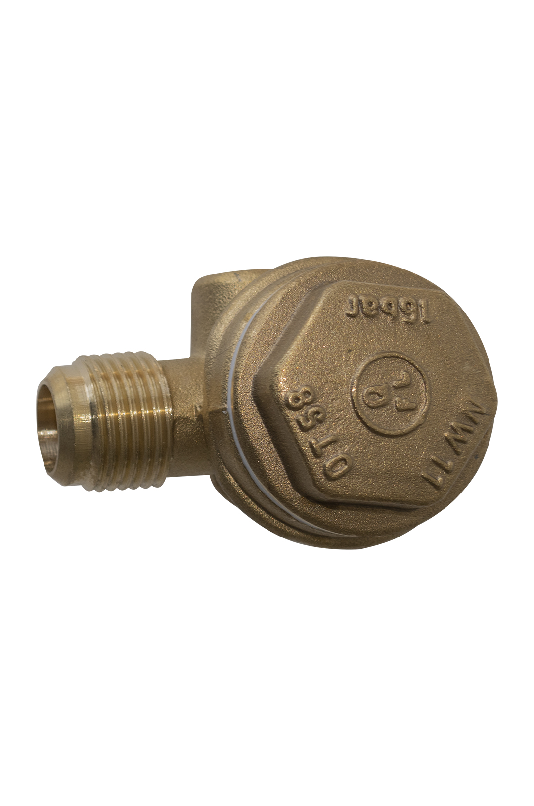 CHECK DE ANGULO 1/2 POR 1/2 REFORZADA 16 BAR 200 PSI MAX