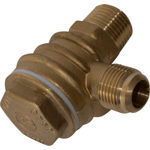 CHECK DE ANGULO 1/2 POR 1/2 REFORZADA 16 BAR 200 PSI MAX