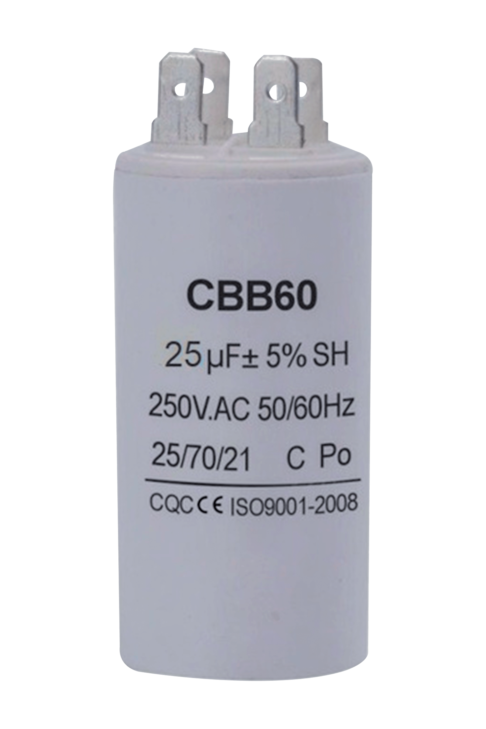CAPACITOR REDONDO CON TERMINAL 25UF