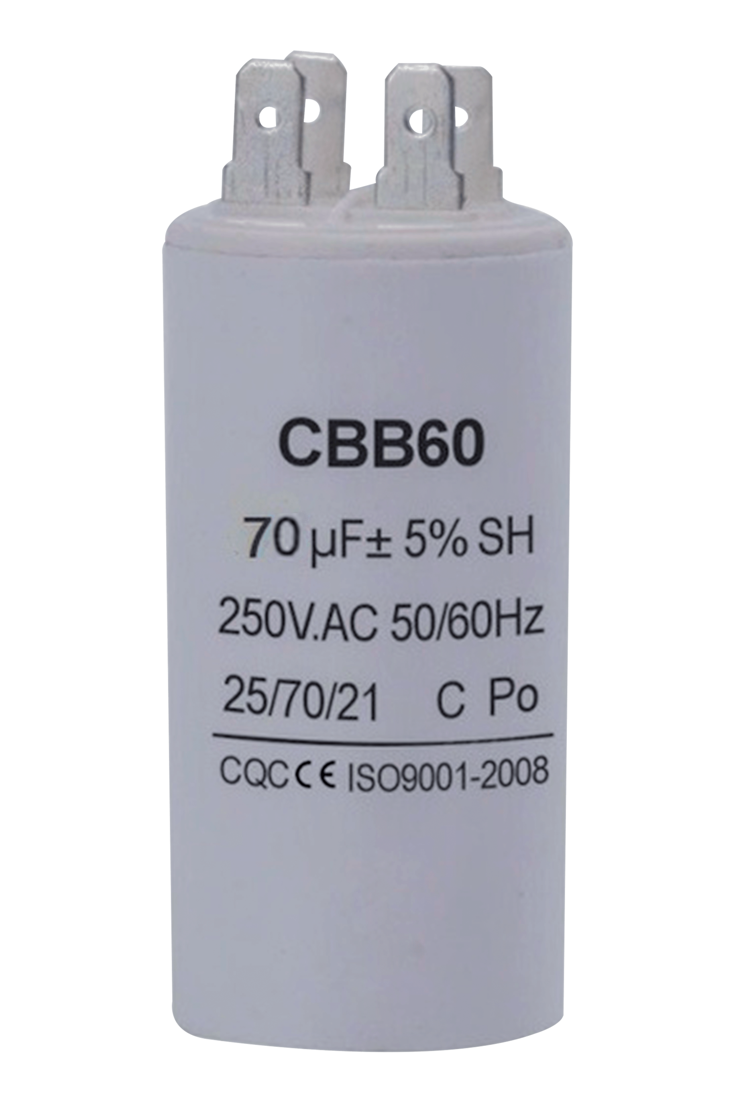 CAPACITOR REDONDO CON TERMINAL 70UF