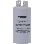 CAPACITOR REDONDO CON TERMINAL 75UF