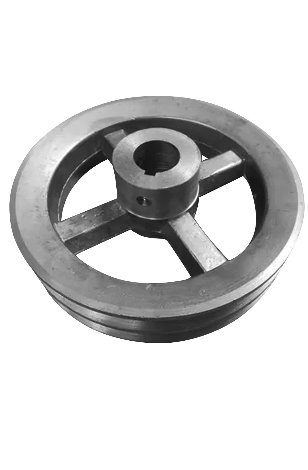 POLEA 7" ALUMINIO 2 RANURAS EN B CENTRO 1 1/8