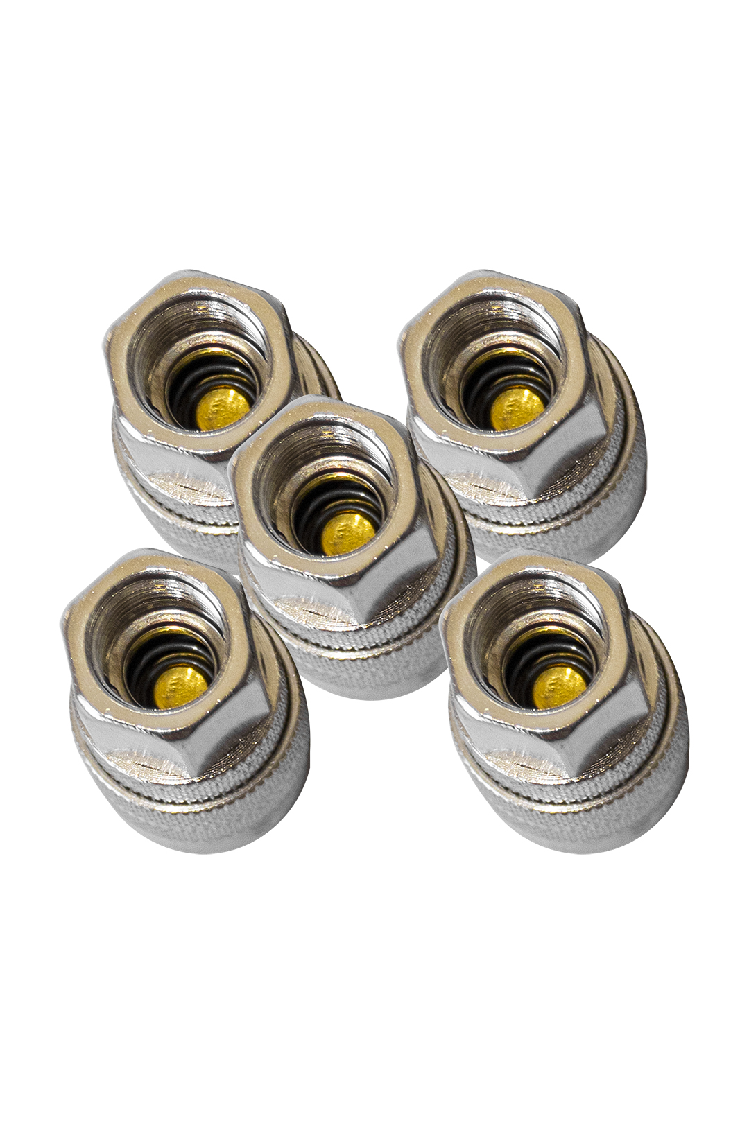 CONECTOR RAPIDO SENCILLO PLATEADO HEMBRA DE 1/4"